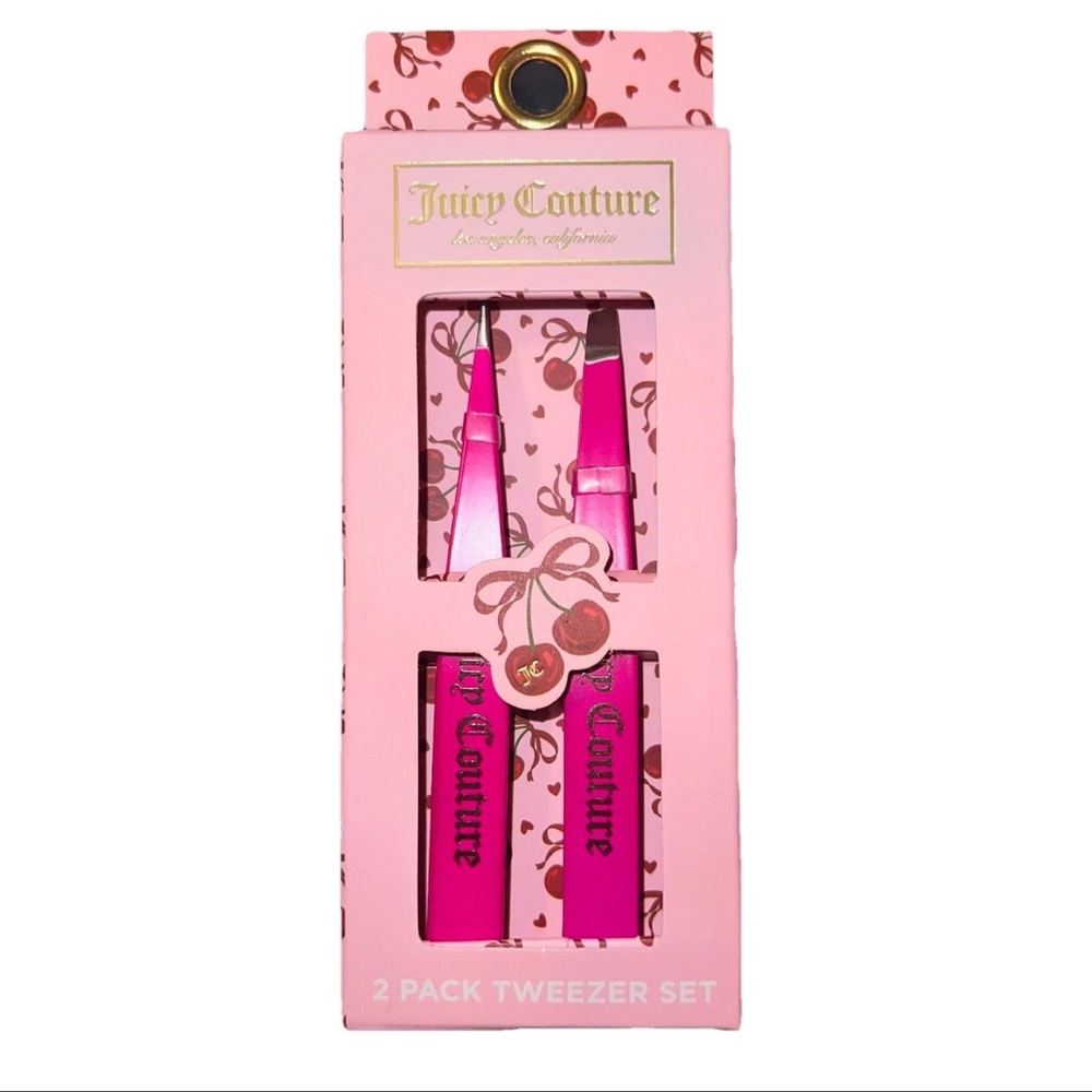 Juicy Couture Pink 2 Pc Tweezer Set NIB